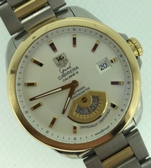 Tag Heuer Grand Carrera Auto Calibre 6 Men's 18kt Gold & Steel WAV515B.BD0903