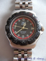 Authentic TAG HEUER PROFESSIONAL 200 METERS DATE Swiss WATCH~SS Bracelet