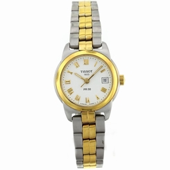 LADIES TISSOT T-CLASSIC PR50 TWO-TONE SS WATCH 24MM