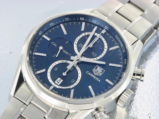 TAG HEUER CARRERA CALIBER 1887 CHRONOGRAPH MENS AUTOMATIC WATCH CAR2115-0 BOX