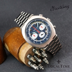 1971 BREITLING Transocean Ref. 7102 Vintage Chronograph Watch Valjoux Cal. 7740
