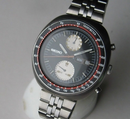 SEIKO UFO 6138-0011 CHRONOGRAPH AUTOMATIC STEEL VINTAGE WRIST WATCH FOR MEN