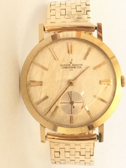 Authentic ulysse Nardin Vintage Chronometer 34mm Manual  18k Yellow Gold Watch