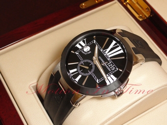 ULYSSE NARDIN EXECUTIVE DUAL TIME GMT STAINLESS STEEL 43mm ON RUBBER 243-00-3/42 845960027670