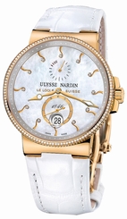 Ulysse Nardin Maxi Marine Chronometer 41mm Ladies Rose Gold Diamond 266-66b/991