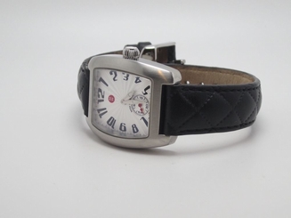 MICHELE MW02A00A0001 WOMENS MINI URBAN BLACK LEATHER BAND WATCH