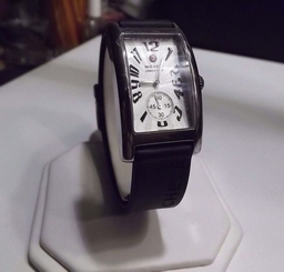 Mens Big Classic Curvex Saphire Crystal $1495 Michele Urban Park Swiss Watch