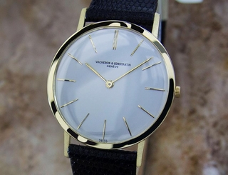 Vacheron & Constantin 18k Gold 1970s Mens Vintage Manual Dress Watch MX123