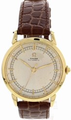 Men's Vintage Omega 18K Yellow Gold Automatic Watch