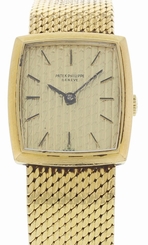 Ladies Vintage Patek Phillippe Mechanical 18k Yellow Gold