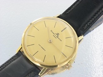 BAUME & MERCIER 18K GOLD VINTAGE MECHANICAL WATCH ANTI MAGNETIC GOLD WATCH