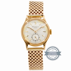 Patek Philippe Vintage Calatrava Manual 31mm Yellow Gold Ladies Bracelet Watch