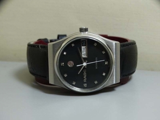Vintage Rado Voyager Automatic Day Date Swiss Wrist Watch E801 OLD USED Antique