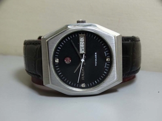 Vintage Rado Voyager Automatic Day Date Swiss Wrist Watch E794 OLD USED Antique