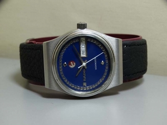 Vintage Rado Voyager Automatic Day Date Swiss Wrist Watch E791 OLD USED Antique