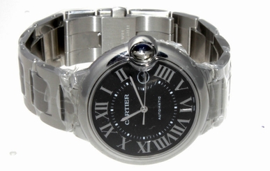 CARTIER NEW BALLON BLEU LARGE 42MM W6920042 BOX, PAPERS & WARRANTY