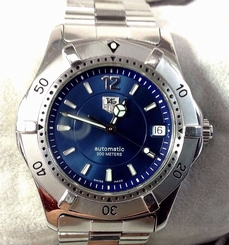 WATCH TAG HEUER AUTOMATIC WK2117-0 STAINLESS 200 METER, DATE, BLUE DIAL, DIVE