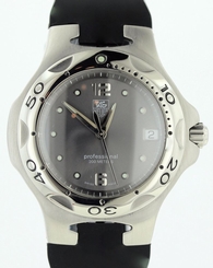 MINT COND MENS TAG HEUER KIRIUM WL111G 41.5MM LIKE NEW COND ON NEW RUBBER STRAP