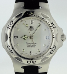 GREAT COND MENS TAG HEUER KIRIUM WL5110 STAINLESS STEEL AUTOMATIC ON NEW STRAP