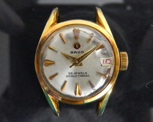 100% Authentic RADO WORLD TRAVEL Automatic Ladies Wrist Watch 25Jewels 745 Swiss