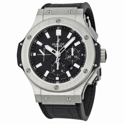  Hublot Big Bang Chronograph Automatic Black Dial Black Rubber Mens Watch