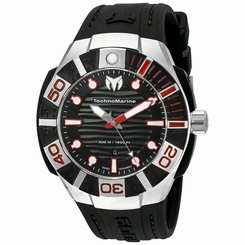 Technomarine Men's 'Black Reef' Swiss Quartz Stainless Steel Casual Watch (Model