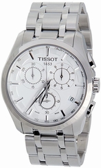 Tissot Men's TIST0356171103100 Couturier Silver Dial Watch