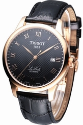 Tissot T41542353 T-Classic Le Locle Men Automatic Black Leather Watch New in Box 7611618467463