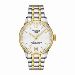 Tissot T0992072203700 Mens White Dial Analog Automatic Watch
