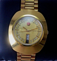Authentic Used Rare Genuine Rado Diastar Automatic Day & Date Men's Wrist Watch