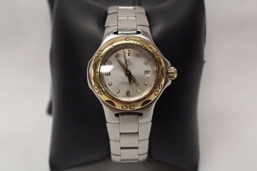 Tag Heuer Kirium Ladies Watch WL1350 18K Yellow Gold Bezel & Crown