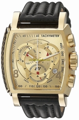 Invicta Watches : 20241 Gold Dial Tachometer Men Watch