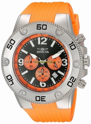 Invicta Watches : 20271 Quartz Chronograph Date Orange Silicone Men Watch
