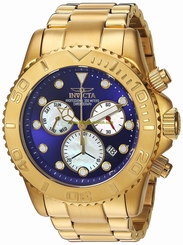 Invicta Watches : 20349 Blue Dial Stainless Steel Band Men Watch