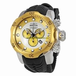 Invicta Watches : 20441 Silver And Yellow Gold Quartz Men Watch