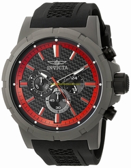 Invicta Watches : 20452 Black Dial Titanium Band Men Watch
