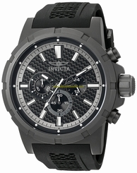 Invicta Watches : 20453 Black Dial Titanium Band Men Watch