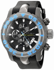 Invicta Watches : 20465 Quartz Chronograph Date Titanium Case Black Silicone Men Watch