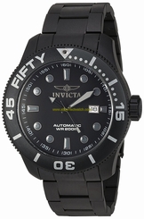 Invicta Watches : 20518 Black Dial Titanium Band Men Watch