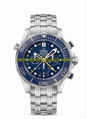 Omega Watches : 212.30.44.52.03.001 Automatic Chronometer Chronograph GMT Diver 300M Stainless Steel Men Watch