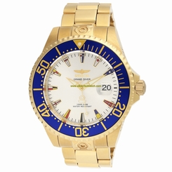 Invicta Watches : 21325 White Dial Stainless Steel Band Men Watch