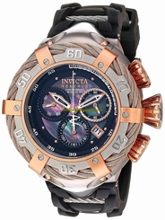 Invicta Watches : 21363 Quartz Chronograph Day Date Black Silicone Men Watch