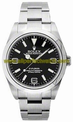 Rolex Watches : 214270 Black Dial Stainless Steel Band Men Watch