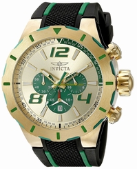 Invicta Watches : 21428 Quartz Chronograph Date Black Silicone Men Watch