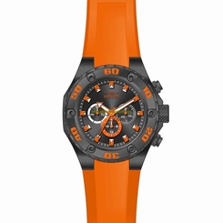 Invicta Watches : 21458 Grey Dial Uni-directional Rotating Gunmetal Ion-plated Band Men Watch