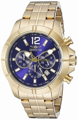 Invicta Watches : 21465 Blue Dial Stainless Steel Band Men Watch