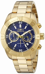 Invicta Watches : 21468 Blue Dial Stainless Steel Band Men Watch