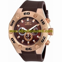 Invicta Watches : 21564 Brown Dial Rubber Band Men Watch