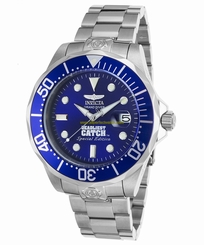 Invicta Watches : 21591 Blue Dial Stainless Steel Band Men Watch