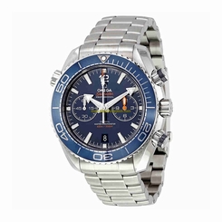 Omega Watches : 215.30.46.51.03.001 Blue Dial Uni-directional Rotating Band Men Watch